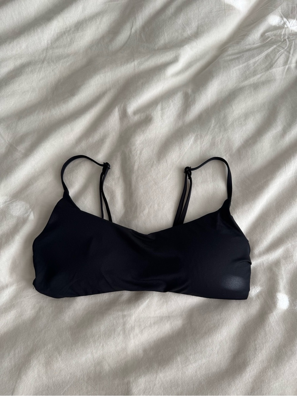 Tezenis Black Bralette Bikini Top